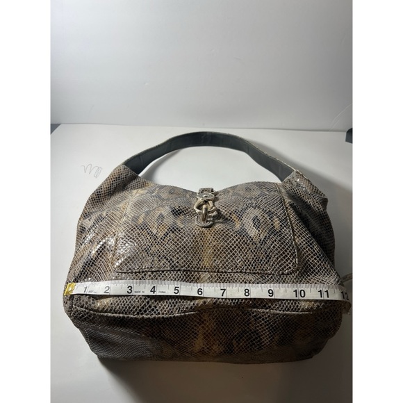 Dooney and Bourke Elegant Snake Print Shoulder Bag - Picture 6 of 10
